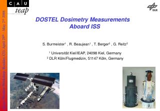 DOSTEL Dosimetry Measurements Aboard ISS