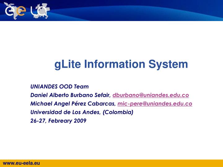 glite information system
