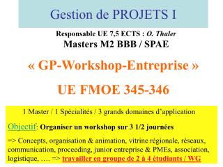 gestion de projets i