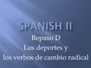 spanish ii