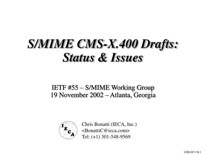 s mime cms x 400 drafts status issues