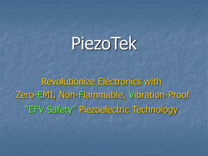 piezotek