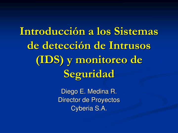 introducci n a los sistemas de detecci n de intrusos ids y monitoreo de seguridad