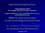 Hopkins Elementary Sight Word Project