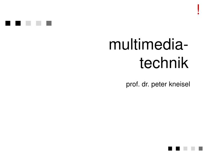 multimedia technik