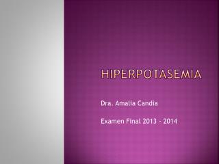 Hiperpotasemia