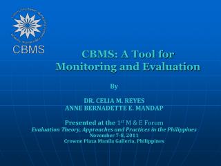 CBMS: A Tool for Monitoring and Evaluation
