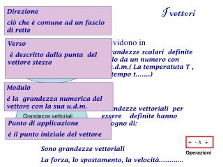 i vettori