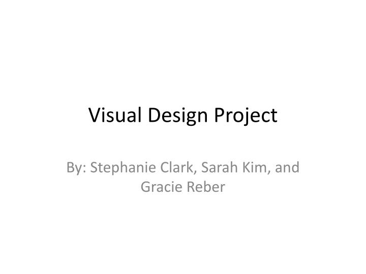 visual design project