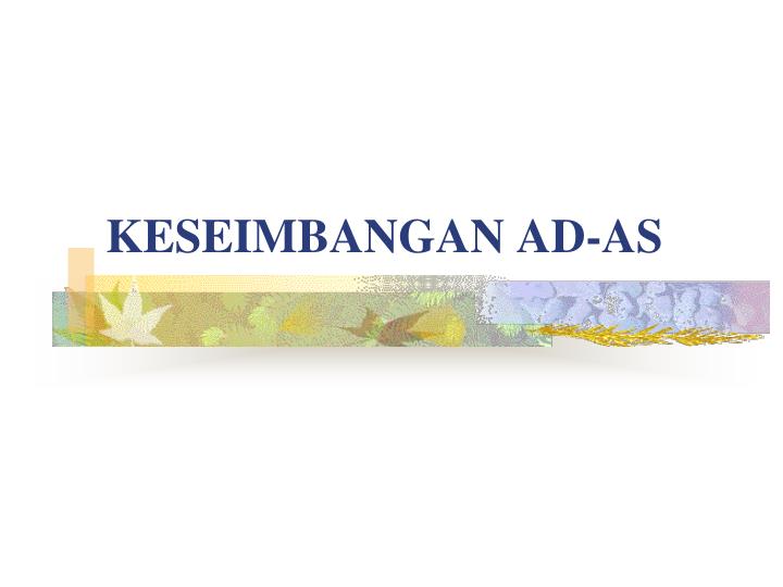 keseimbangan ad as