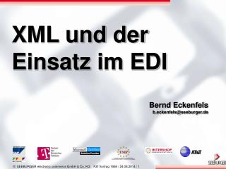 xml und der einsatz im edi