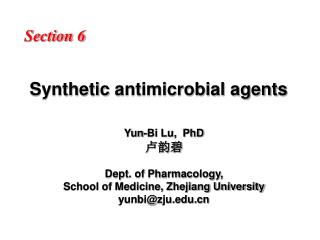 Synthetic antimicrobial agents
