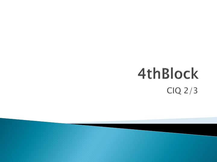 4thblock