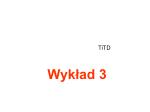 Wykład 3 - slide 1