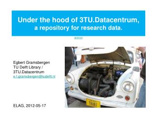 Under the hood of 3TU.Datacentrum, a repository for research data.