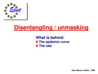 Disentangling / unmasking