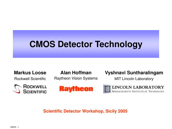 cmos detector technology