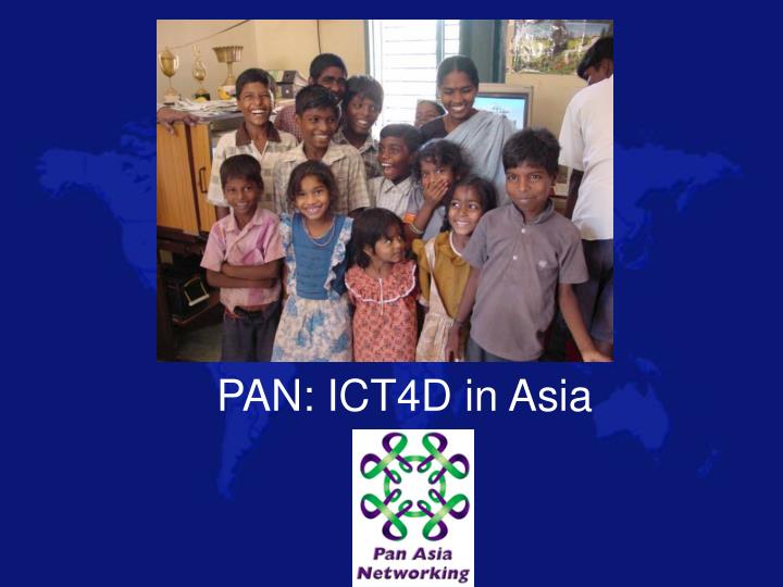 pan ict4d in asia