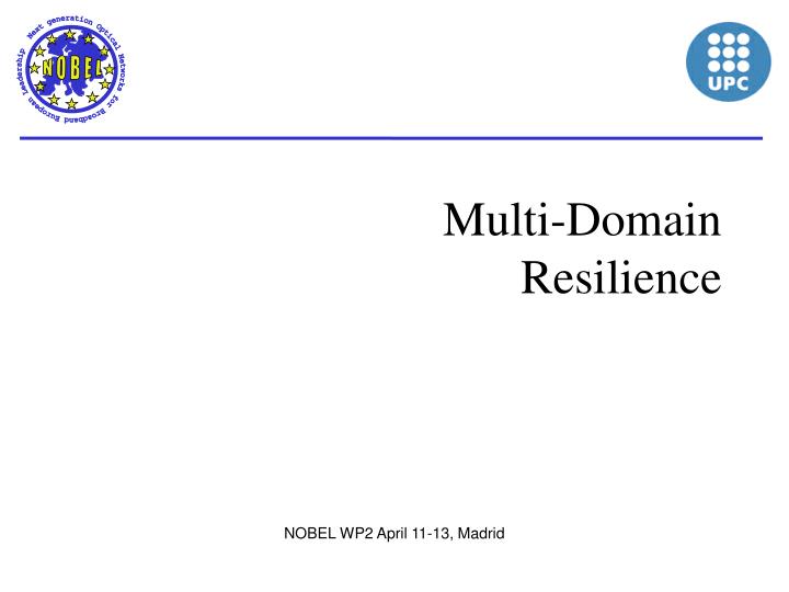 multi domain resilience