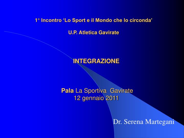 integrazione pala la sportiva gavirate 12 gennaio 2011