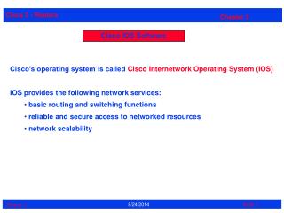 Cisco IOS Software