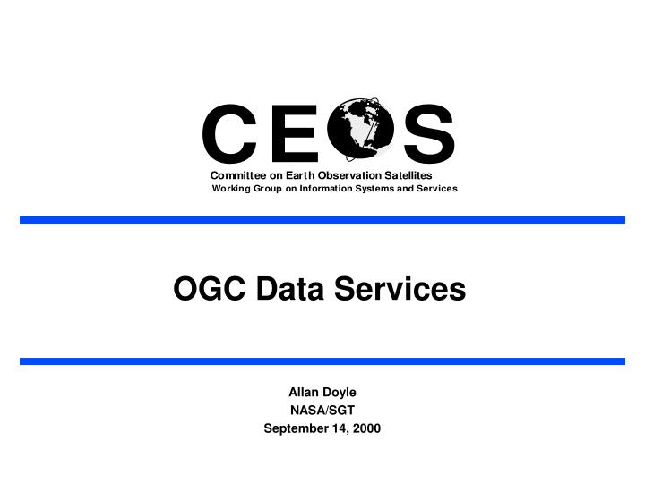 ogc data services