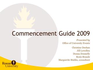 Commencement Guide 2009