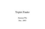 Triplet Finder - slide 1