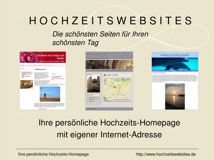 hochzeitswebsites