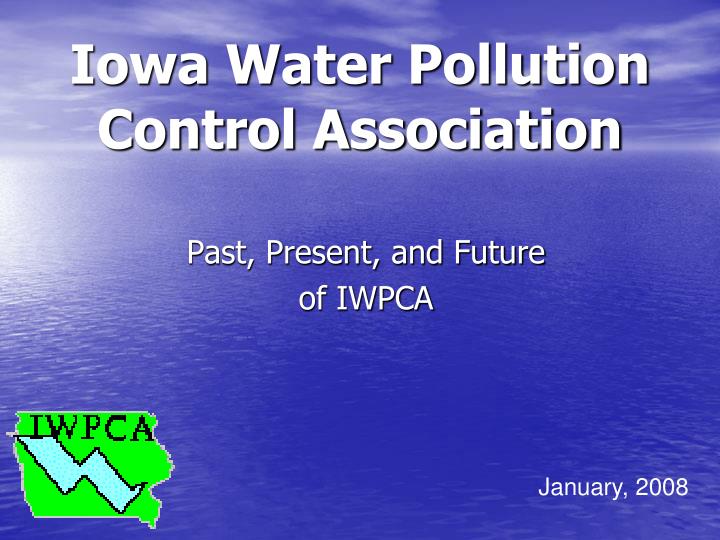 iowa water pollution control association