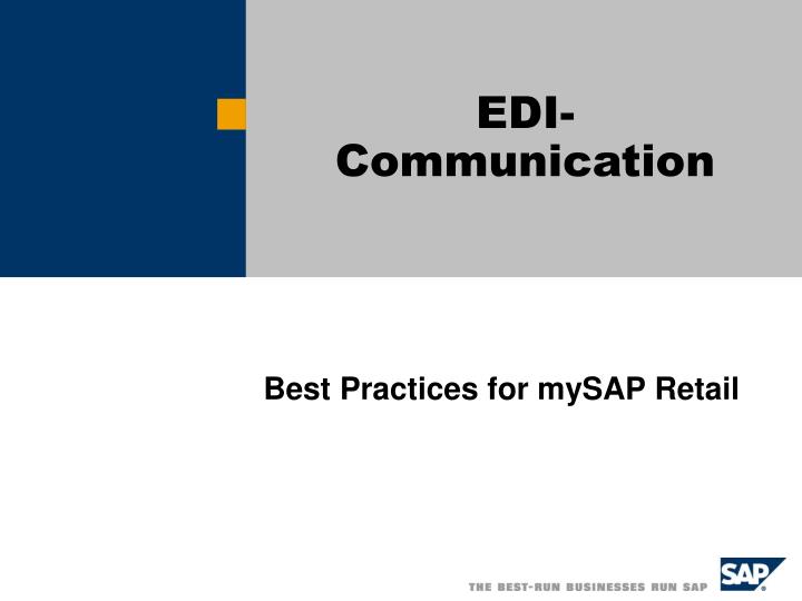 edi communication