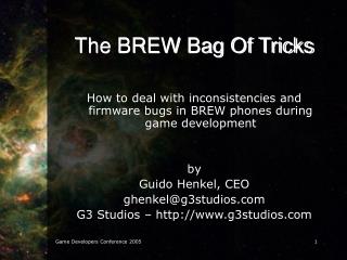 The BREW Bag Of Tricks