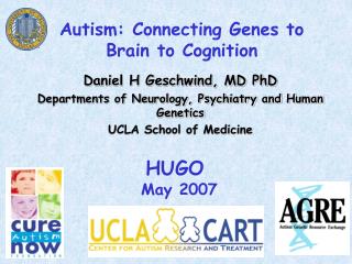 Autism: Connecting Genes to Brain to Cognition