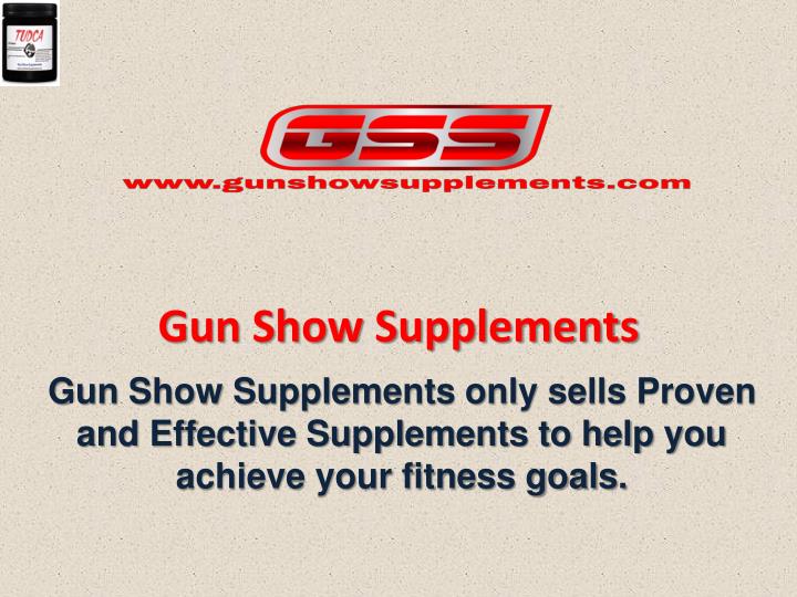 gun show supplements
