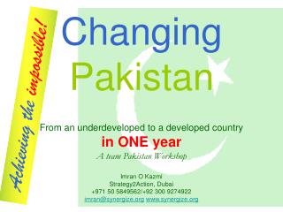 Changing Pakistan