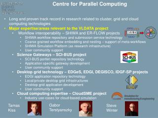 Centre for Parallel Computing
