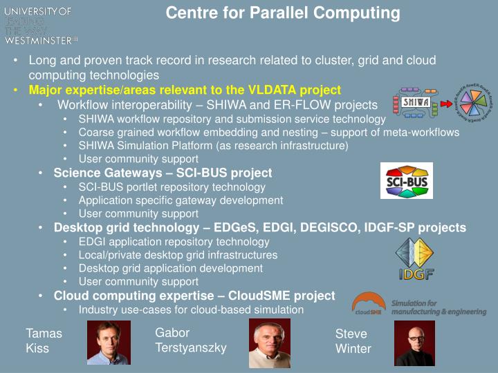 centre for parallel computing