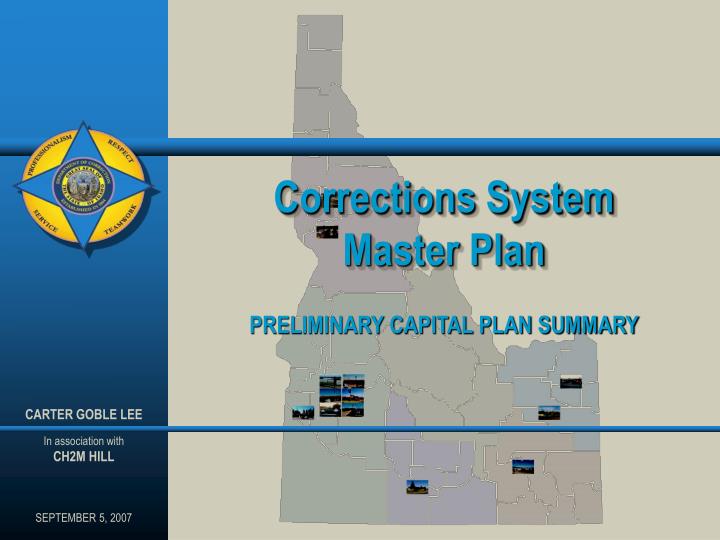 corrections system master plan