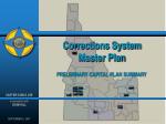 Corrections System Master Plan - slide 1