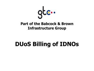 DUoS Billing of IDNOs