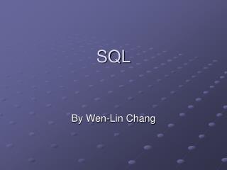 SQL