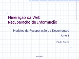 minera o da web recupera o de informa o