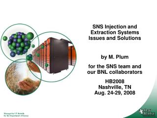 SNS Injection and Extraction Systems Issues and Solutions by M. Plum