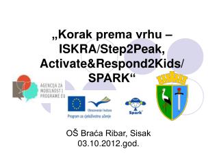 korak prema vrhu iskra step2peak activate respond2kids spark