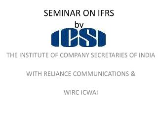 SEMINAR ON IFRS by