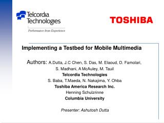 Implementing a Testbed for Mobile Multimedia