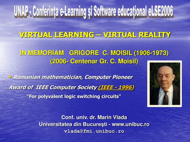 virtual learning virtual reality