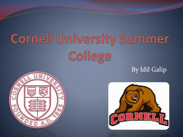 cornell university summer college