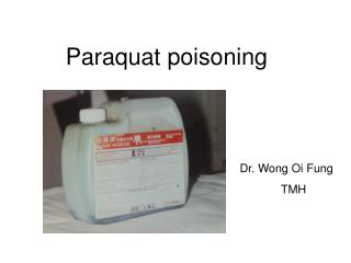 Paraquat poisoning