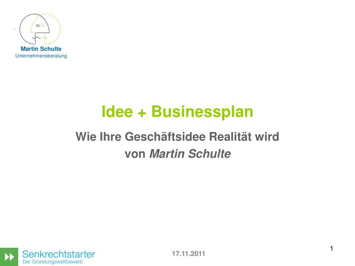 idee businessplan